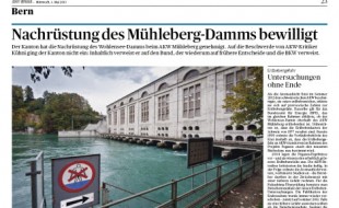 Der Bund - Nachrüstung des Mühleberg-Damms bewilligt - crop
