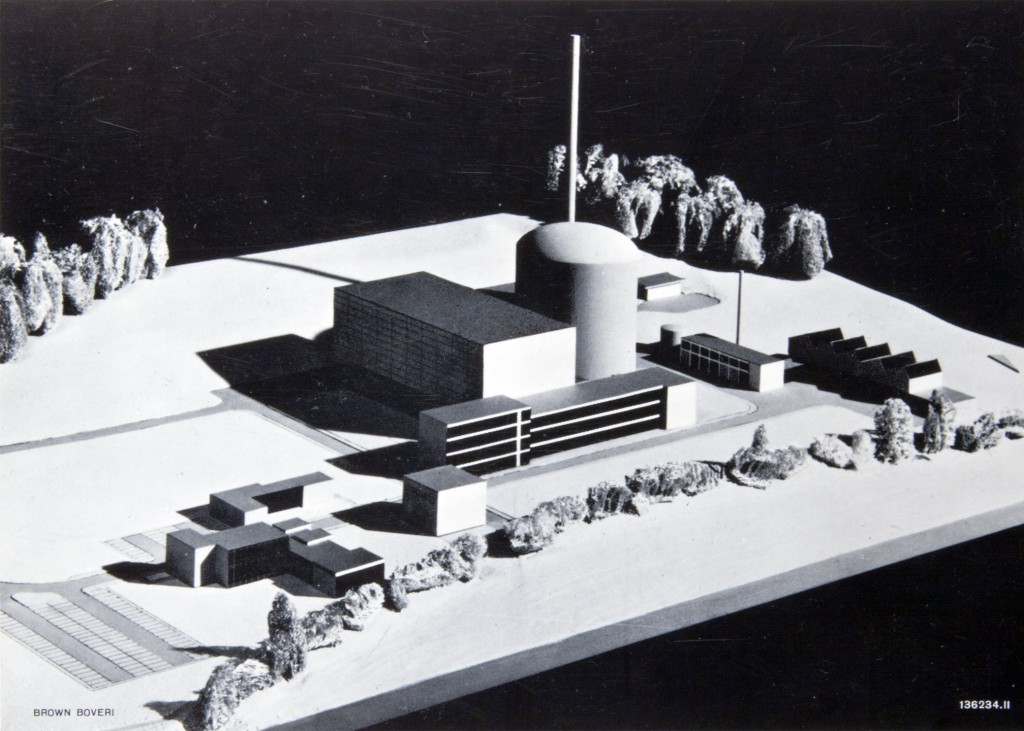 Foto Titelbild: Atomkraftwerk Mühleberg, Arbeitsstand, Heft 3, Brown Boveri GETSCO, 1967