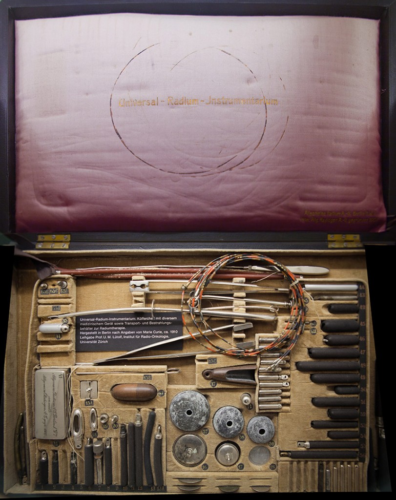 Universal-Radium-Instrumentarium - nach Angaben Marie Curie - Naturhistorisches Museum Bern