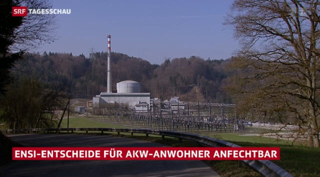 2014-04-11 SRF Tagesschau - ENSI-Entscheide fuer AKW-Anwohner anfechtbar