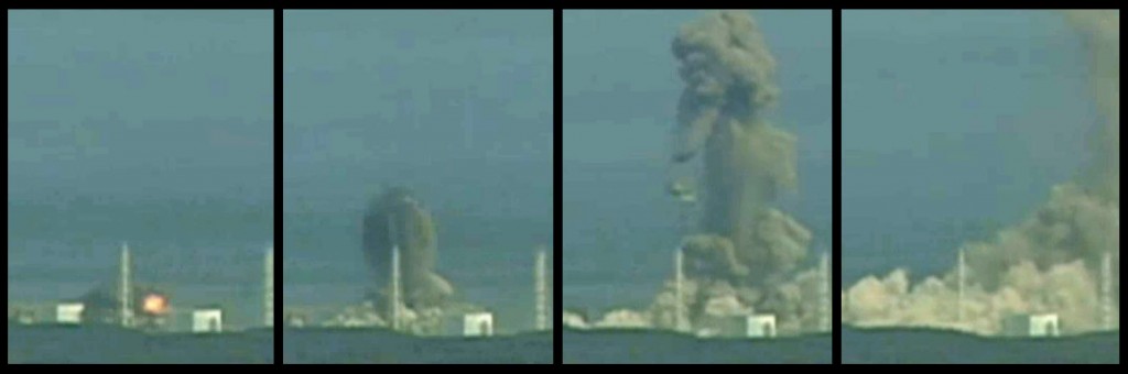 Fukushima Explosion Bildreihe